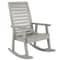 Highwood Usa Weatherly Rocking Chair Outdoor Furniture for Patio, Backyard, Garden AD-RKCH2-HGR - alternate 1